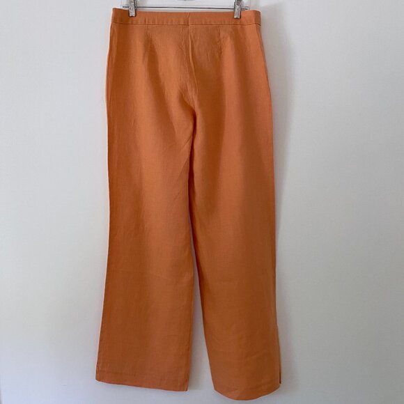 525 America Orange Linen Pants - Picture 3 of 8
